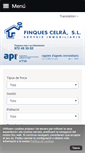 Mobile Screenshot of finquescelra.com